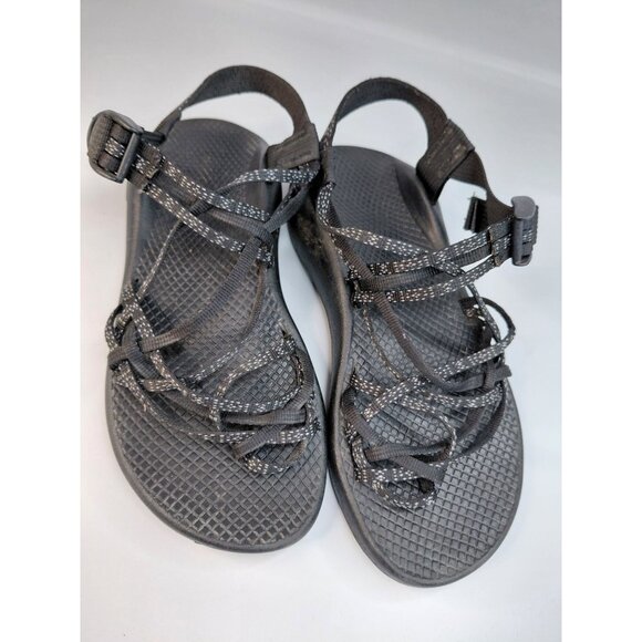 Chaco Women's Size 8 w Black Z/2 Unsweep Sandals Adjustable Straps - Picture 2 of 10